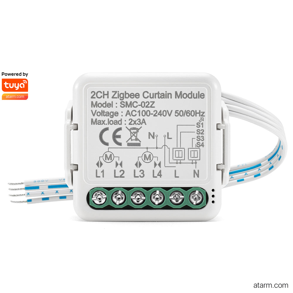 SMC-02Z 2CH Zigbee Curtain Module