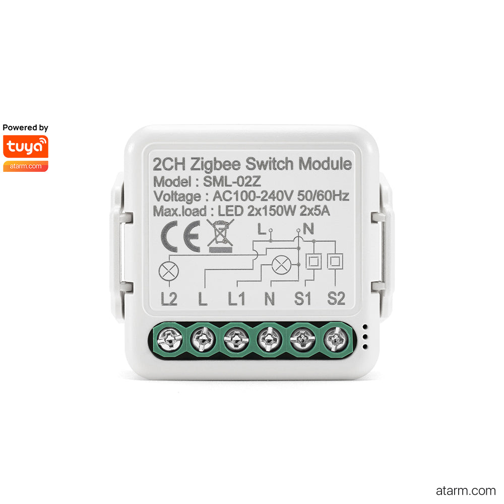 SML-02Z 2CH Zigbee Switch Module