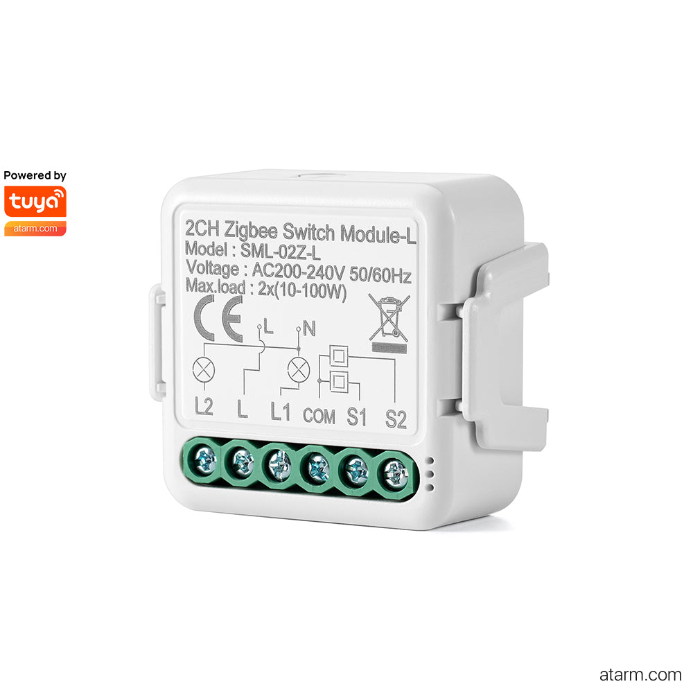 SML-02Z-L 2CH Zigbee Lno-neutral Switch Module