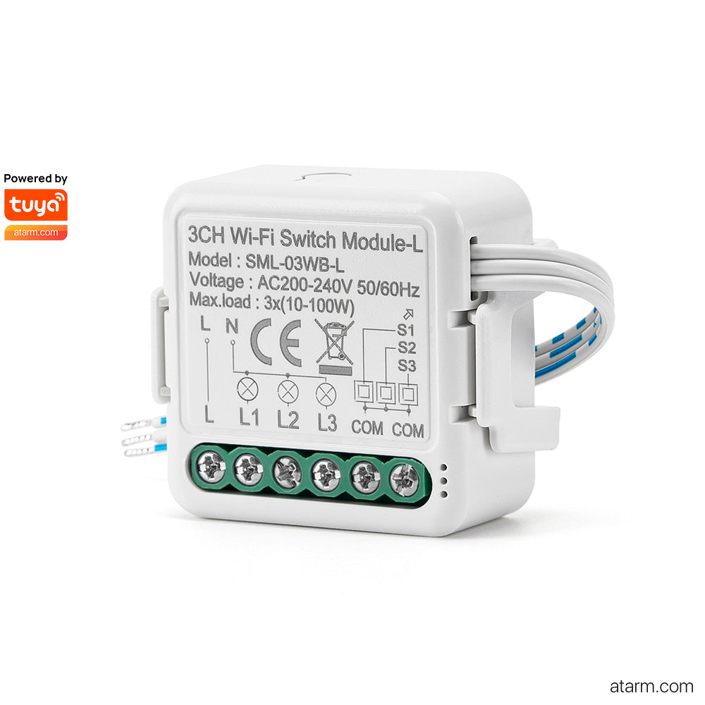 SML-03WB-L 3CH Wi-Fi Lno-neutral Switch Module