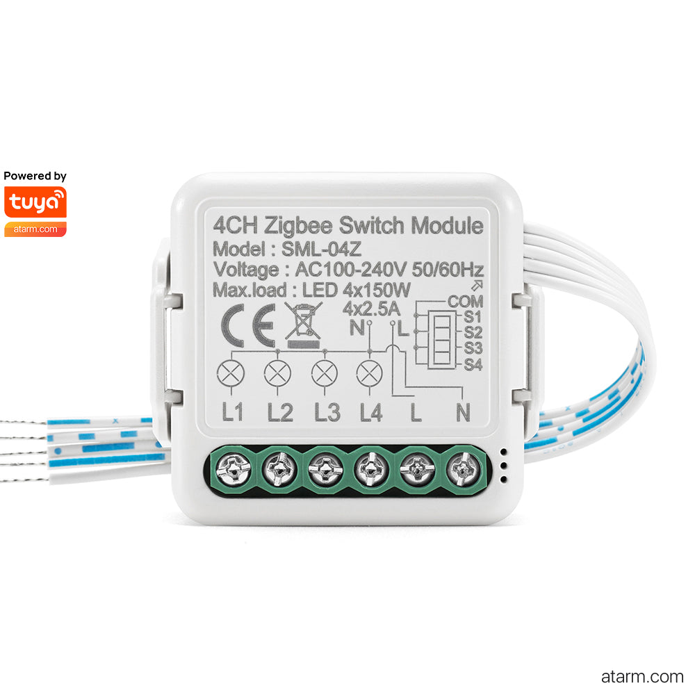 SML-04Z 4CH Zigbee Switch Module