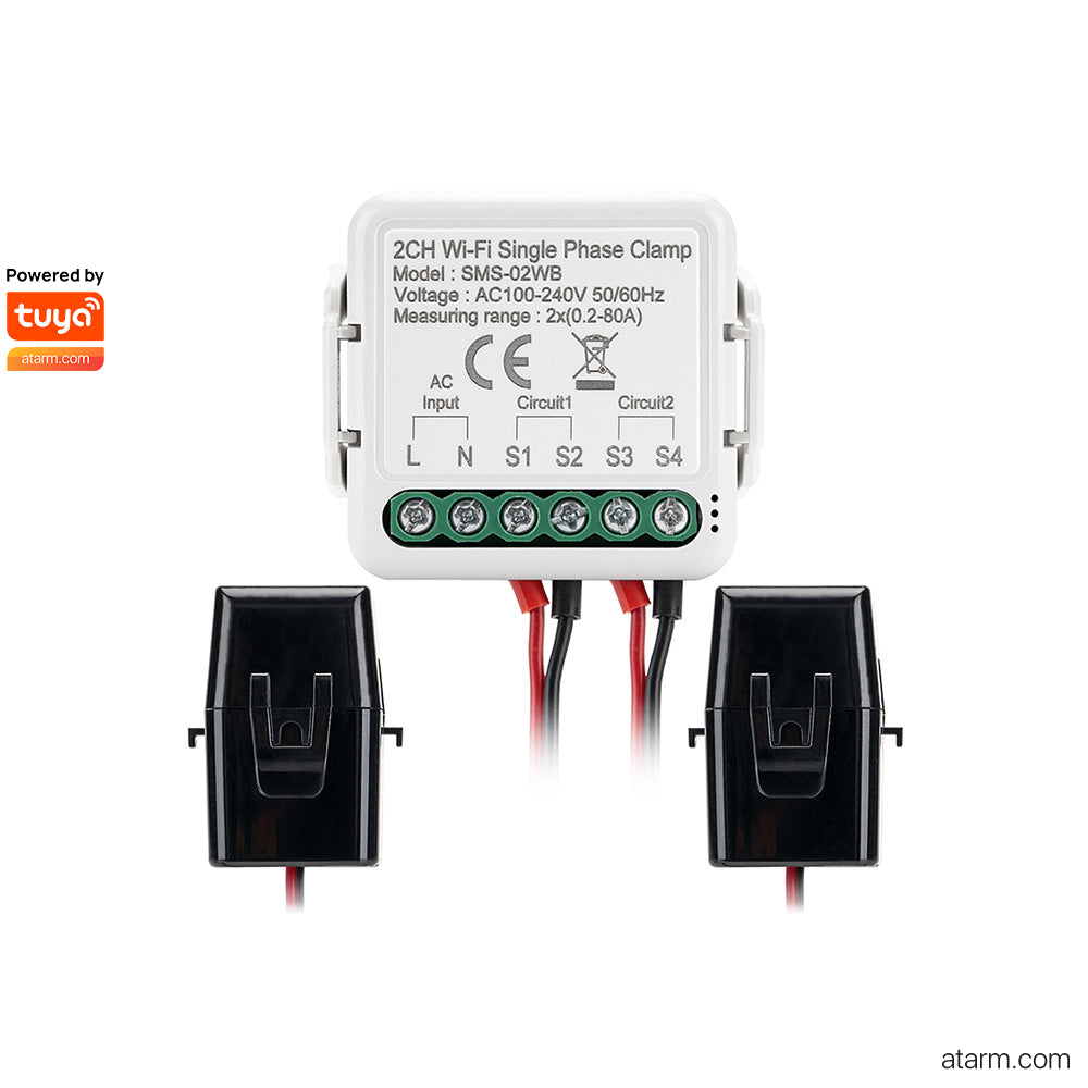SMS-02WB 2CH Wi-Fi Single Phase Clamp